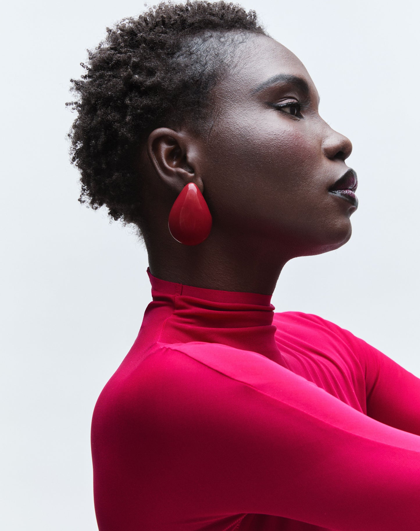 Musgrave Earrings Burgundy