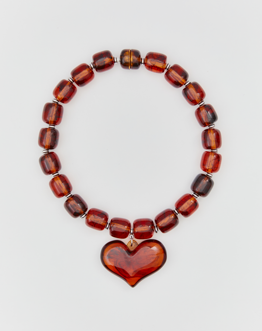 Amore Necklace Amber