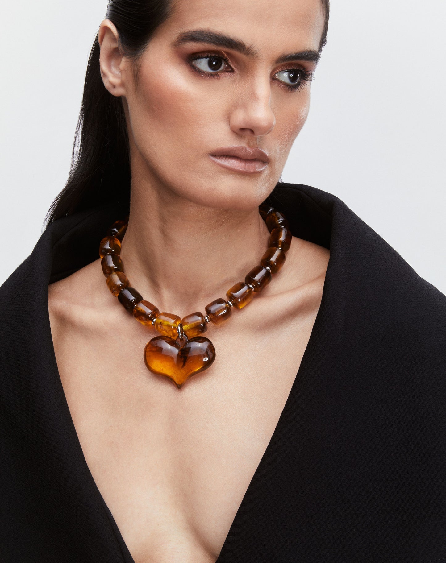 Amore Necklace Amber