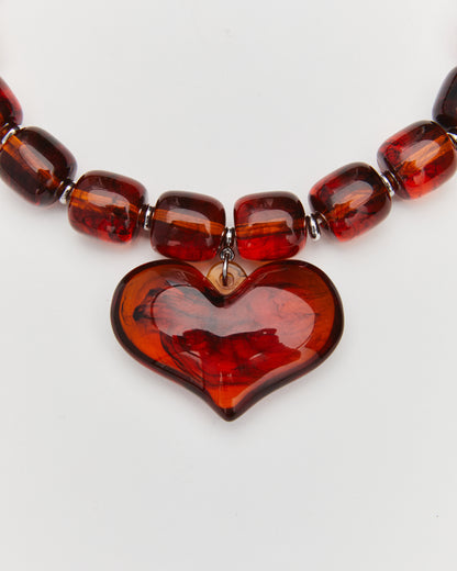 Amore Necklace Amber